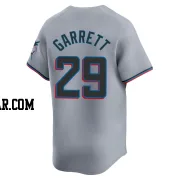 Braxton Garrett Men's Miami Marlins Gray Limited Road Jersey