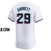 Braxton Garrett Men's Miami Marlins White Elite Home Jersey