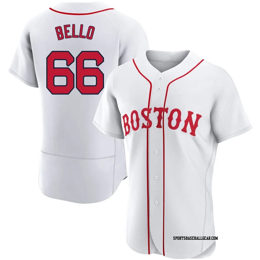 Brayan Bello Men's Boston Red Sox White Authentic 2021 Patriots' Day Jersey