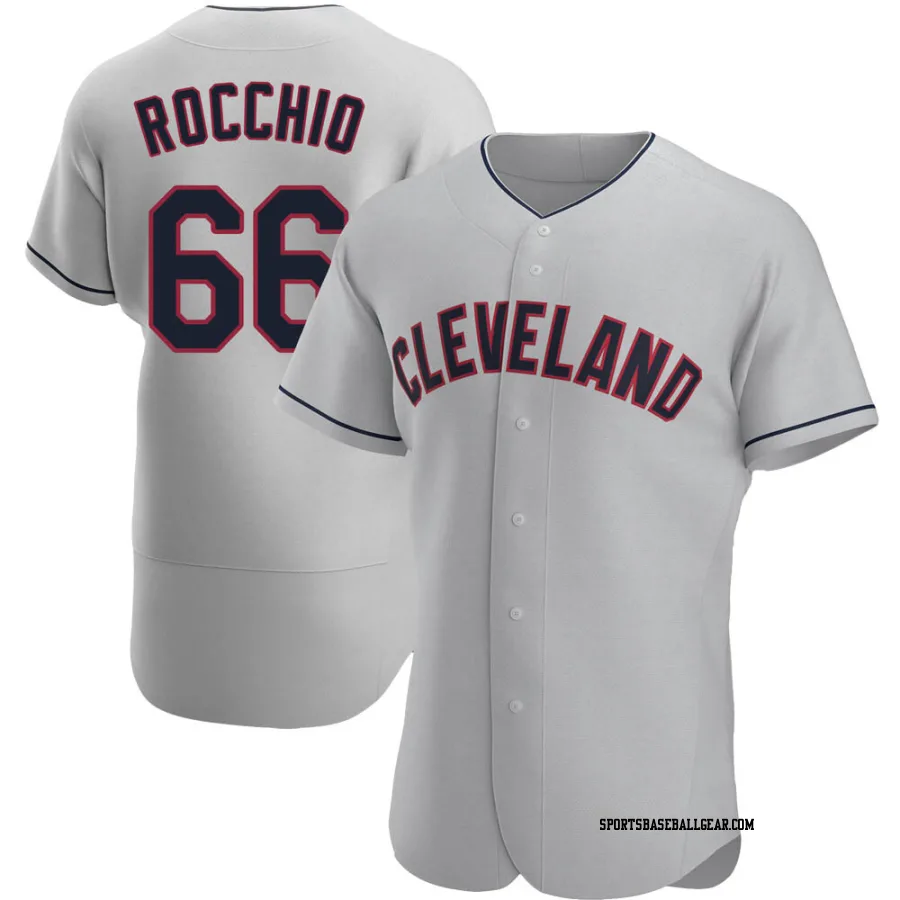 Brayan Rocchio Men's Cleveland Guardians Gray Authentic Road Jersey