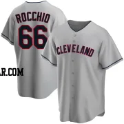 Brayan Rocchio Men's Cleveland Guardians Gray Replica Road Jersey