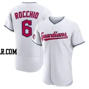 Brayan Rocchio Men's Cleveland Guardians White Authentic Home Jersey