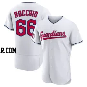 Brayan Rocchio Men's Cleveland Guardians White Authentic Home Jersey