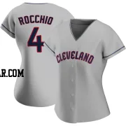 Brayan Rocchio Women's Cleveland Guardians Gray Authentic Road Jersey