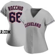 Brayan Rocchio Women's Cleveland Guardians Gray Authentic Road Jersey