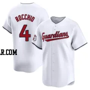 Brayan Rocchio Youth Cleveland Guardians White Limited Home Jersey