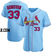 Brendan Donovan Men's St. Louis Cardinals Light Blue Authentic Alternate Jersey