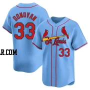 Brendan Donovan Men's St. Louis Cardinals Light Blue Limited Alternate Jersey