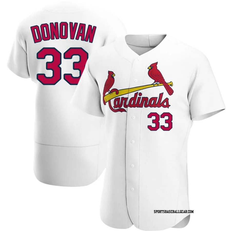 Brendan Donovan Men's St. Louis Cardinals White Authentic Home Jersey