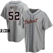 Brendan White Men's Detroit Tigers Gray Replica Road Jersey