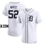 Brendan White Men's Detroit Tigers White Elite Home Jersey