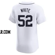 Brendan White Men's Detroit Tigers White Elite Home Jersey