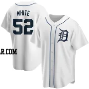 Brendan White Men's Detroit Tigers White Replica Home Jersey