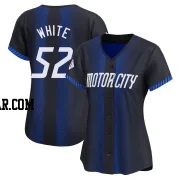 Brendan White Women's Detroit Tigers Blue Limited 2024 City Connect Jersey