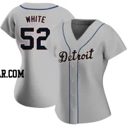 Brendan White Women's Detroit Tigers Gray Authentic Road Jersey