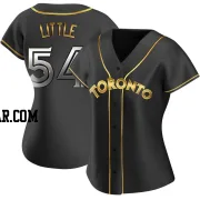 Brendon Little Women's Toronto Blue Jays Black Golden Replica Alternate Jersey