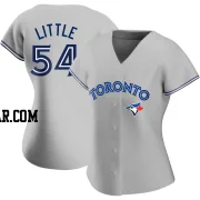 Brendon Little Women's Toronto Blue Jays Gray Authentic Road Jersey