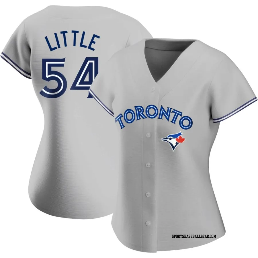 Brendon Little Women's Toronto Blue Jays Gray Authentic Road Jersey