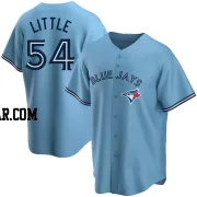 Brendon Little Youth Toronto Blue Jays Blue Replica Powder Alternate Jersey