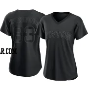 Brennan Bernardino Women's Boston Red Sox Black Replica Pitch Fashion Jersey