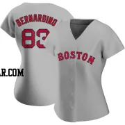 Brennan Bernardino Women's Boston Red Sox Gray Authentic Road Jersey