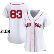 Brennan Bernardino Women's Boston Red Sox White Limited 2nd Home Jersey