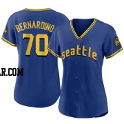 Brennan Bernardino Women's Seattle Mariners Royal Authentic 2023 City Connect Jersey