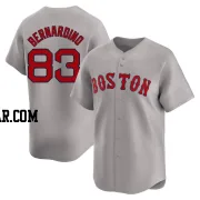 Brennan Bernardino Youth Boston Red Sox Gray Limited Away Jersey