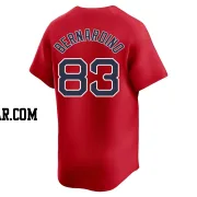 Brennan Bernardino Youth Boston Red Sox Red Limited Alternate Jersey