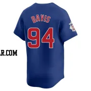 Brennen Davis Men's Chicago Cubs Royal Limited Alternate Jersey