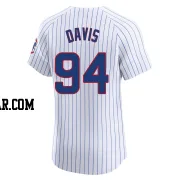 Brennen Davis Men's Chicago Cubs White Elite Home Jersey