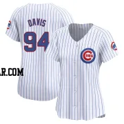 Brennen Davis Women's Chicago Cubs White Limited Home Jersey