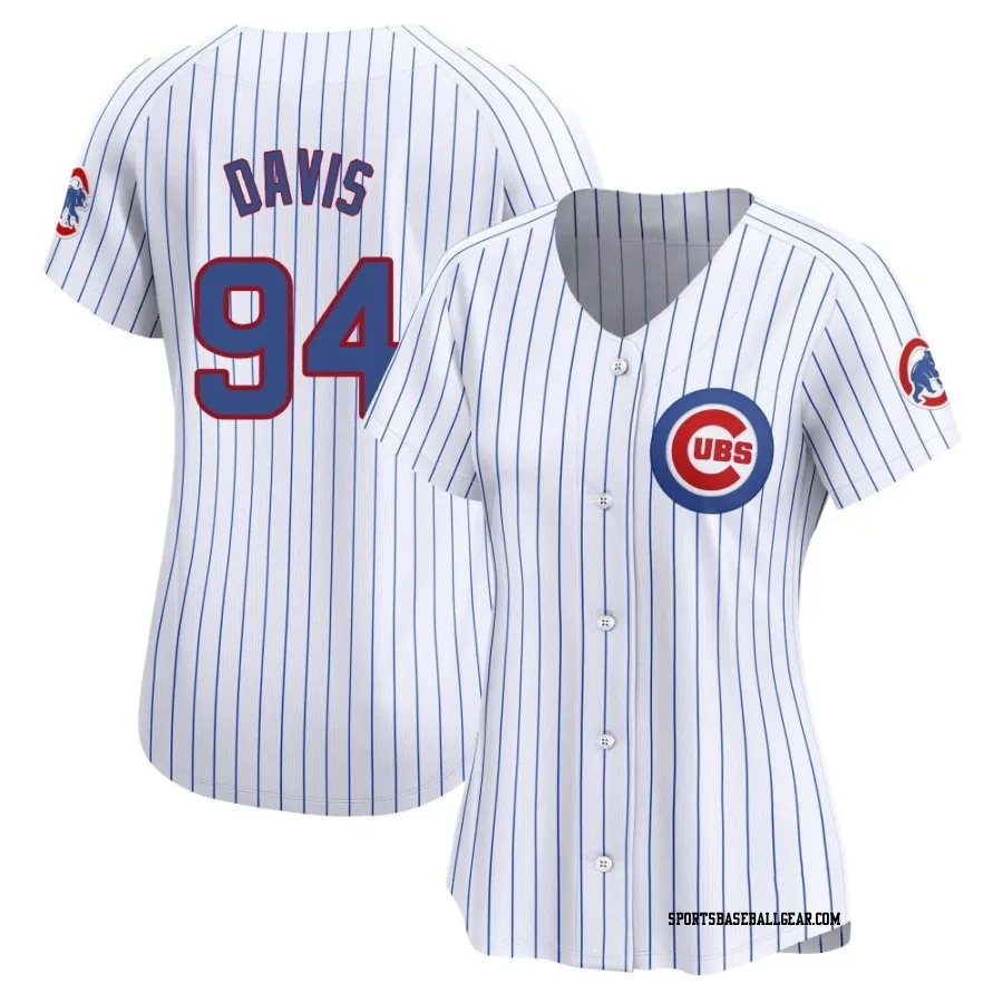 Brennen Davis Women's Chicago Cubs White Limited Home Jersey