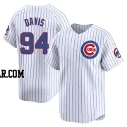 Brennen Davis Youth Chicago Cubs White Limited Home Jersey