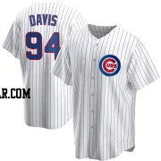 Brennen Davis Youth Chicago Cubs White Replica Home Jersey