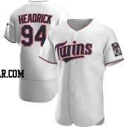 Brent Headrick Men's Minnesota Twins White Authentic Home Jersey