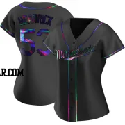 Brent Headrick Women's Minnesota Twins Black Holographic Replica Alternate Jersey