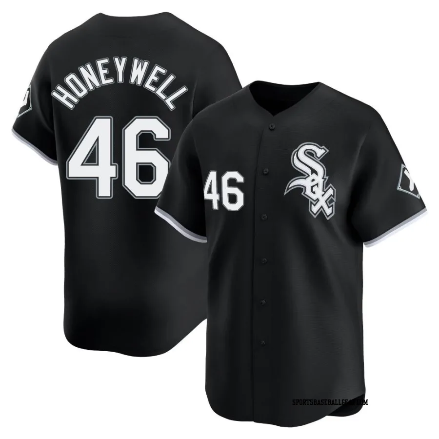 Brent Honeywell Men's Chicago White Sox Black Limited Alternate Jersey