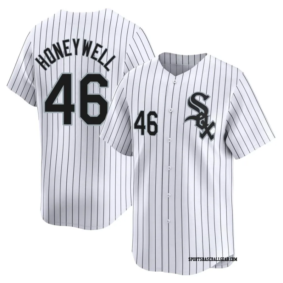 Brent Honeywell Men's Chicago White Sox White Limited Home Jersey