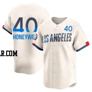 Brent Honeywell Men's Los Angeles Dodgers Cream Limited 2024 City Connect Jersey