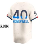 Brent Honeywell Men's Los Angeles Dodgers Cream Limited 2024 City Connect Jersey