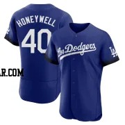 Brent Honeywell Men's Los Angeles Dodgers Royal Authentic 2021 City Connect Jersey