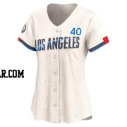 Brent Honeywell Women's Los Angeles Dodgers Cream Limited 2024 City Connect Jersey