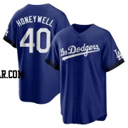 Brent Honeywell Youth Los Angeles Dodgers Royal Replica 2021 City Connect Jersey