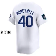 Brent Honeywell Youth Los Angeles Dodgers White Limited 2024 World Tour Seoul Series Home Jersey