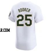 Brent Rooker Men's Oakland Athletics White Elite Home Jersey