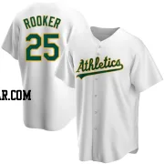 Brent Rooker Men's Oakland Athletics White Replica Home Jersey