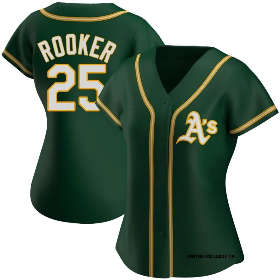 Brent Rooker Women's Oakland Athletics Green Replica Alternate Jersey