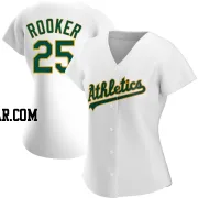 Brent Rooker Women's Oakland Athletics White Authentic Home Jersey