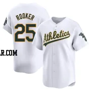 Brent Rooker Youth Oakland Athletics White Limited Home Jersey